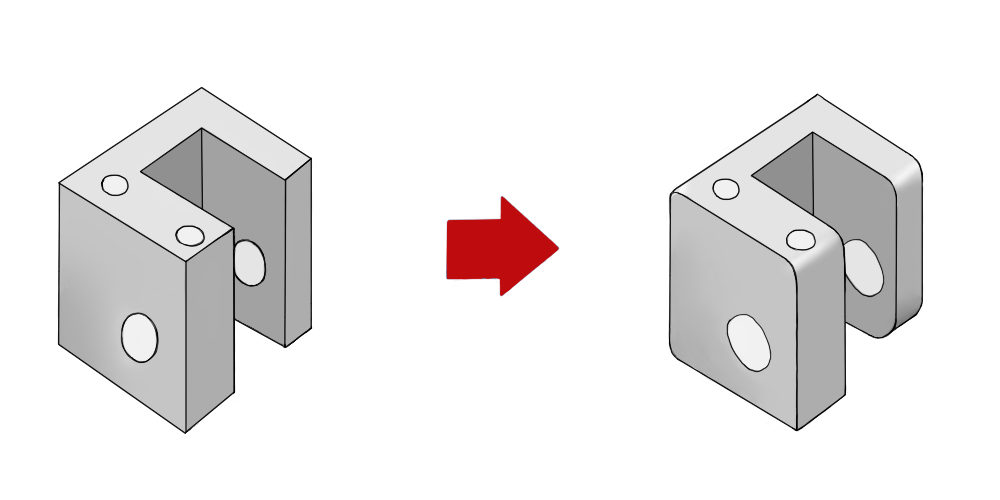 加工範囲の削減