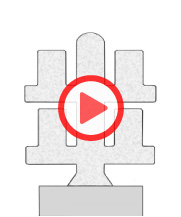 鋳型が冷えてから振動を与え砂を落とし鋳型中より製品を取り出します。